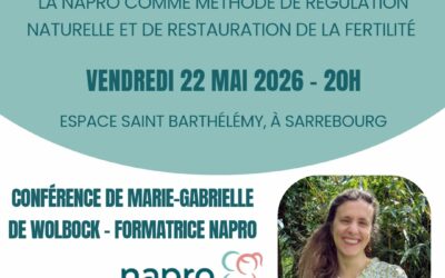 Fertilité naturelle : une conférence Napro à Sarrebourg le 22 mai 2026